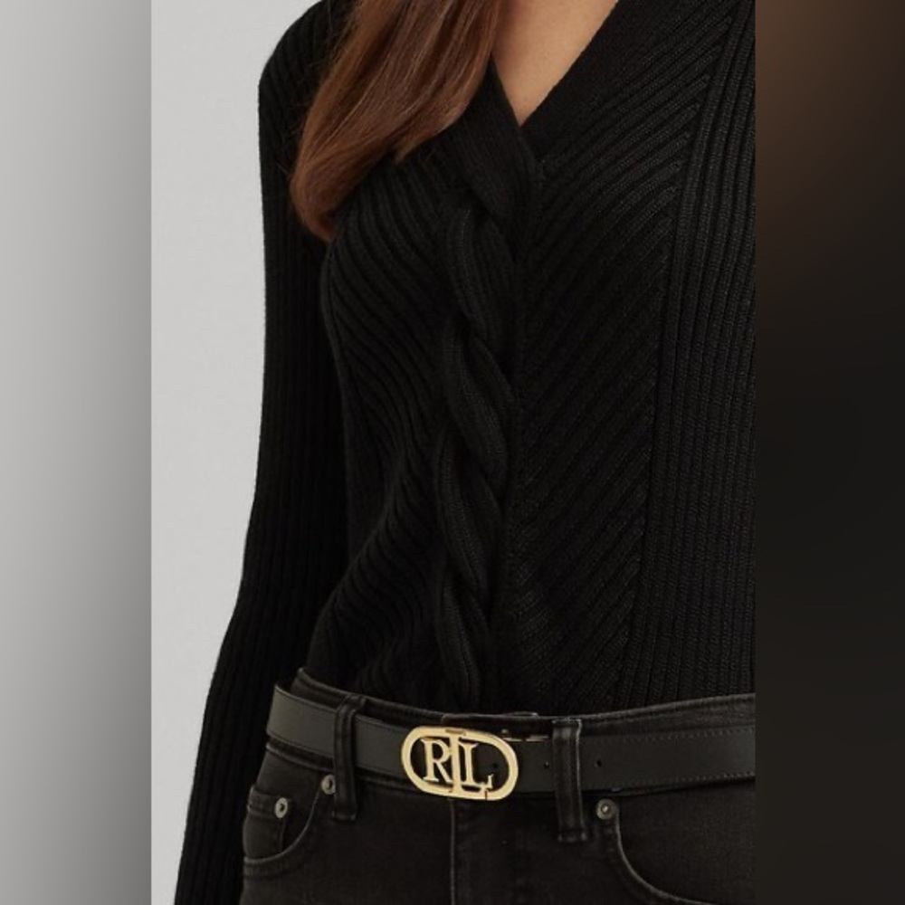 Ralph Lauren Fricklie V Neck Sweater - Picture 3 of 14